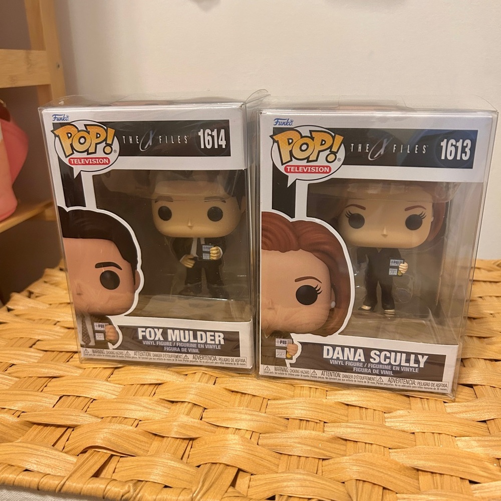 Funko Pop!  The X-Files Fox Mulder & Dana Scully (Set)